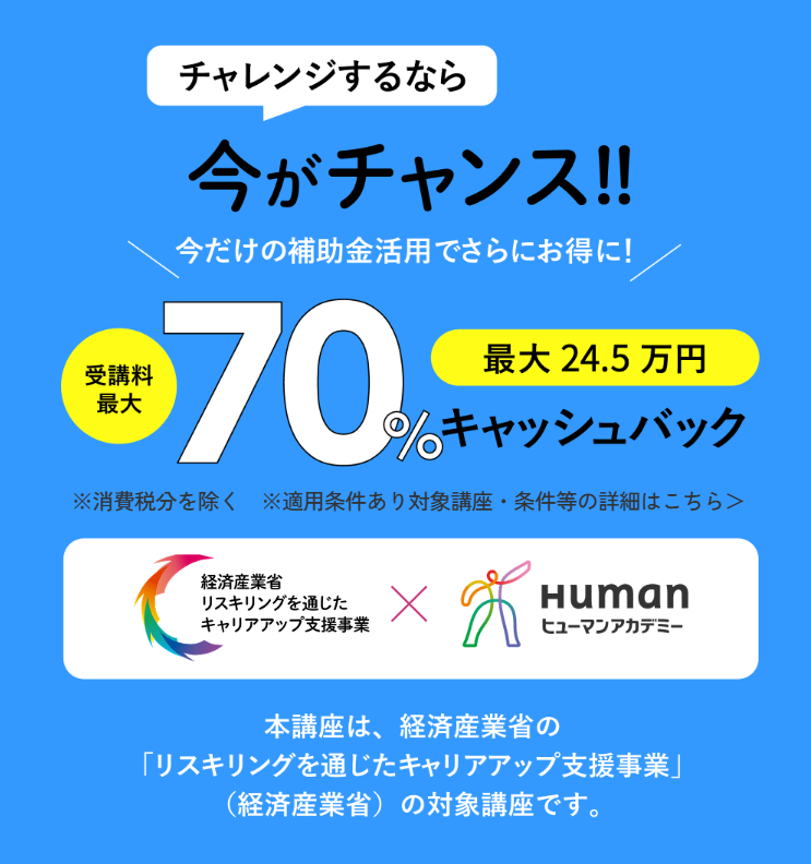 ヒューマンアカデミー<br>Web・動画スクール<!--　動画編集　-->